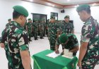 Dandim Tulungagung Tekankan Profesionalisme dalam Sertijab Danramil dan Tradisi Pelepasan Anggota