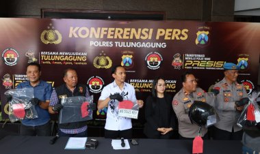 Polres Tulungagung Amankan 2 Tersangka Jambret di Dua TKP